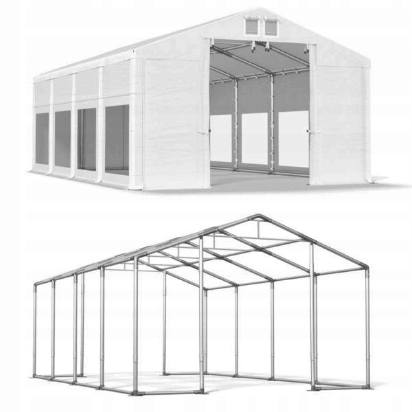 Záhradný stan 6x8 m [3 m] Party DAS 560 W