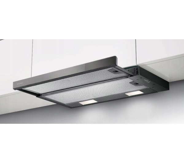 Zásuvkový digestor Faber Flexa NG Glass BK 60 Čierny ZĽAVA