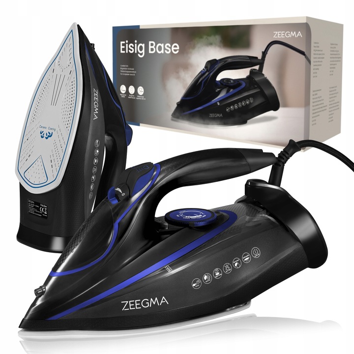 Žehlička Zeegma mocne żelazko STRAŻAK CERAMICZNA POWŁOKA 3100 W ZĽAVA