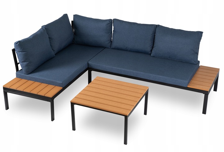 Zostava záhradného nábytku Rohová súprava na terasu Záhradná súprava NORMAN najlacnejšie