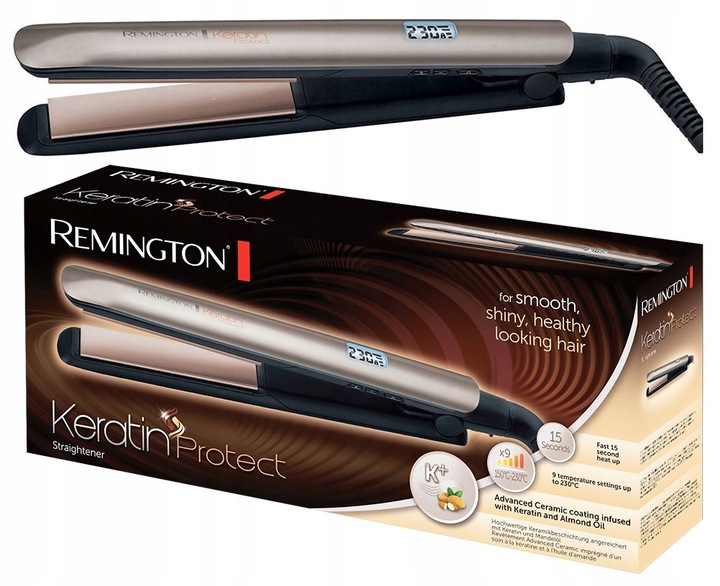 Žehlička na vlasy Remington KERATYNOWA PROSTOWNICA DO WŁOSÓW REMINGTON