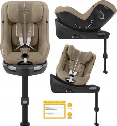 TOP 1. - Cybex SIRONA Gi i-Size 2025 Almond Beige Plus