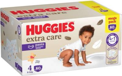TOP 5. - Huggies Extra Care Pants 4 80 ks