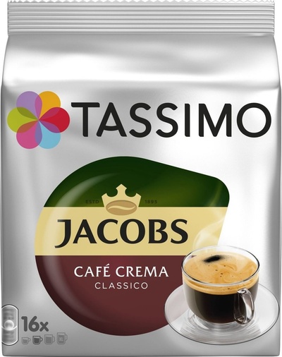 TOP 1. - Tassimo Jacobs Krönung Café Crema 16 porcií